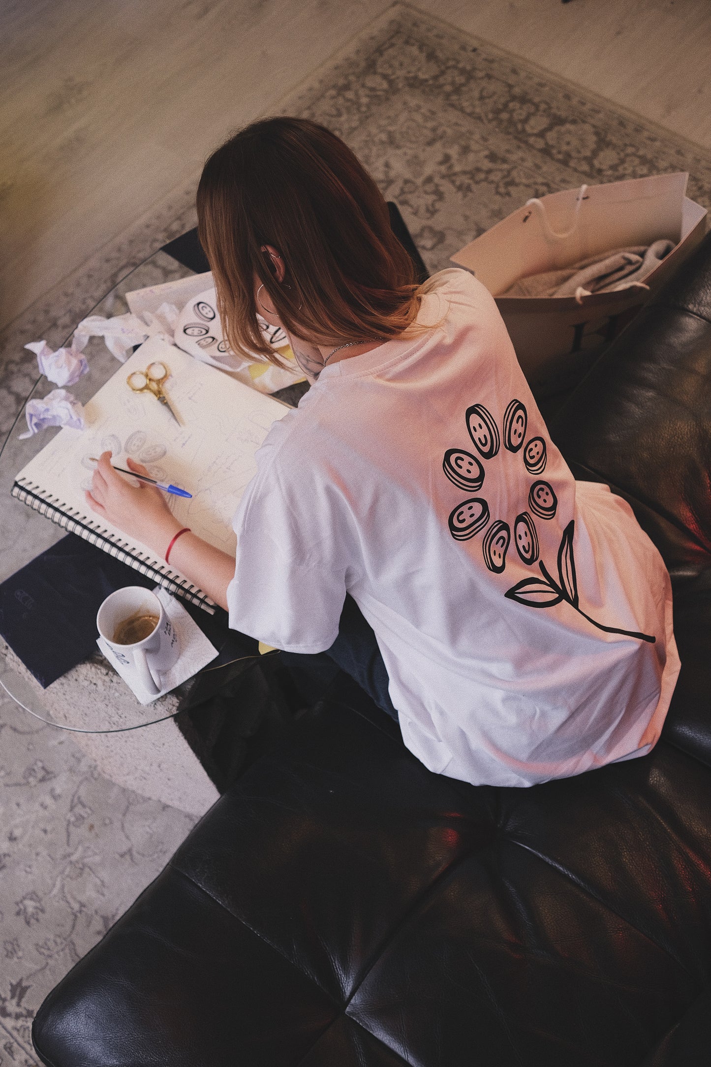 HB x Momday Club – Oversized Cropped Tee