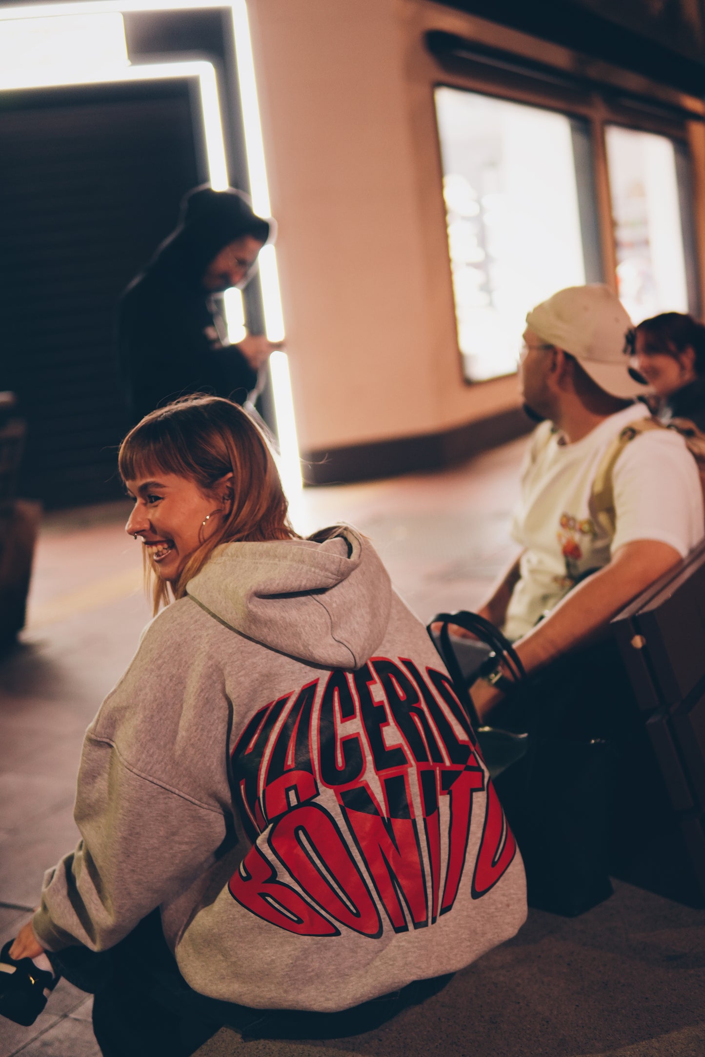 Graphic - Oversized Cropped Hoodie