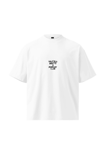 HB x Momday Club – Oversized Cropped Tee