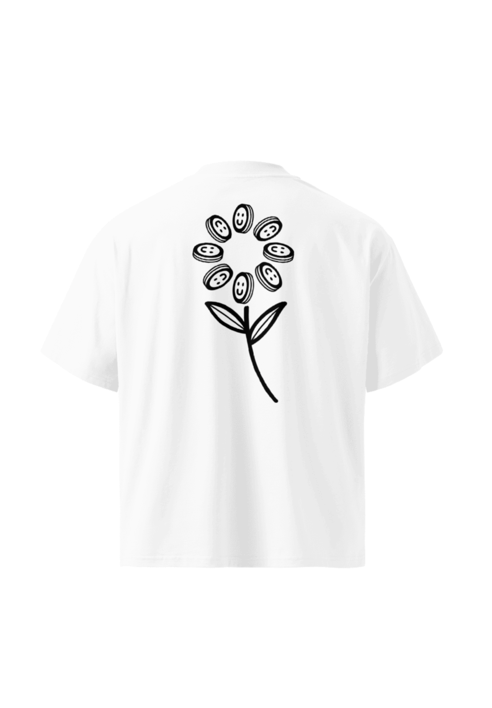 HB x Momday Club – Oversized Cropped Tee