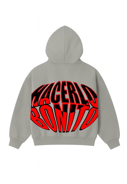 Graphic - Oversized Cropped Hoodie