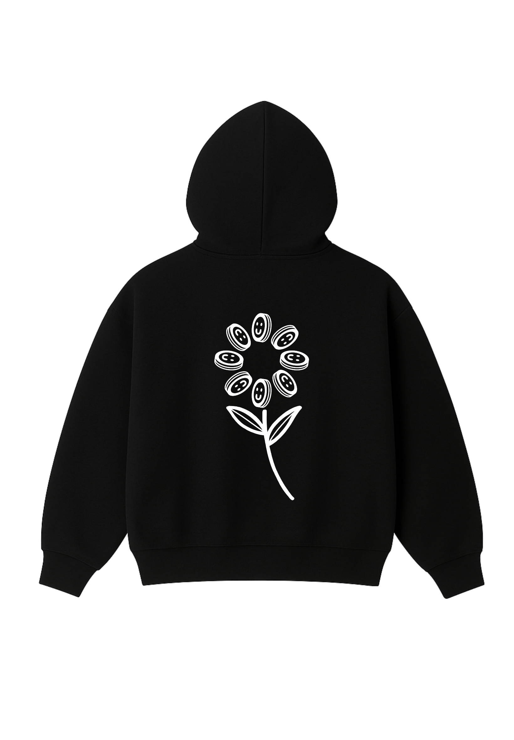 HB x Momday Club - Oversized Cropped Hoodie