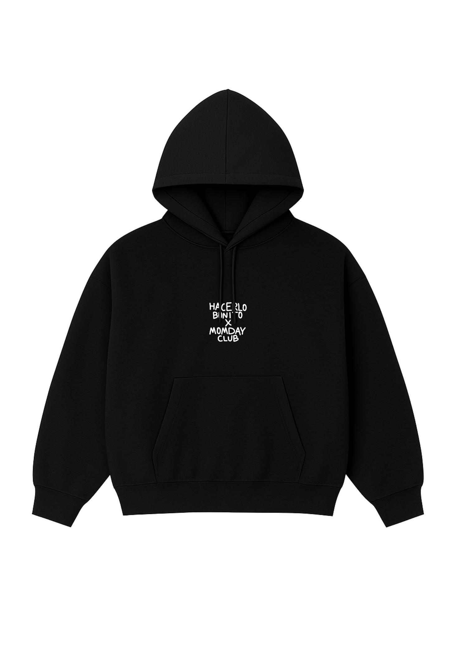 HB x Momday Club - Oversized Cropped Hoodie