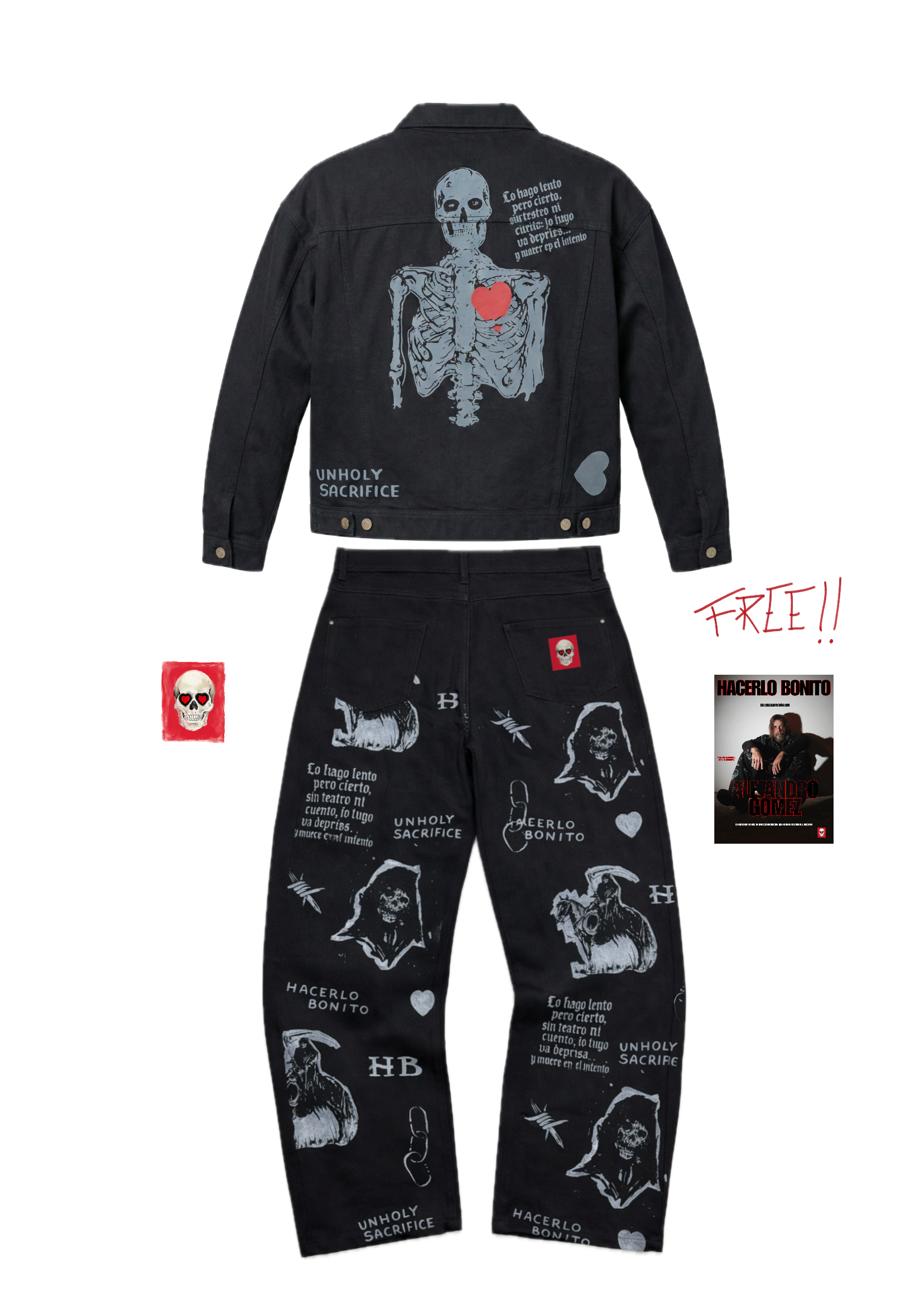 Unholy Denim Set "Red Label"