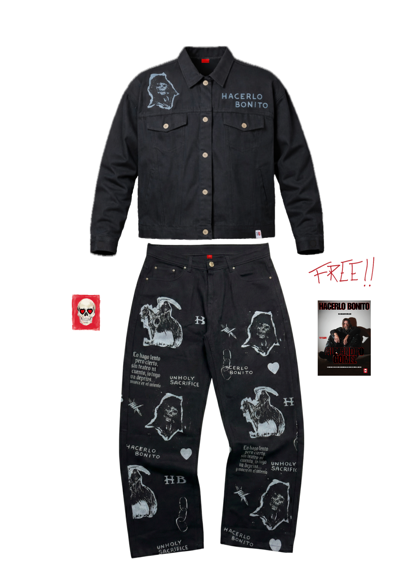 Unholy Denim Set "Red Label"
